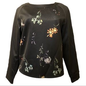 *3 for $25* NWT Small Retro Floral Print Zip Top